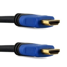 2pcs 3FT 3ft Blue Premium HDMI Cable V1.4 1080P HDTV 3D xBox PS5 TV High Speed picture