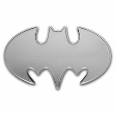 2024 Samoa 1 oz Silver Batman Batarang Shaped Coin BU picture
