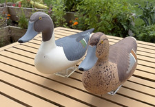 Captain Harry Jobes Pintail Pair Hand Painted Decoy Signed 1988 picture