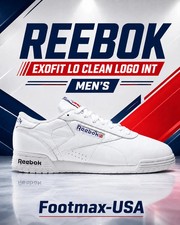 Reebok Exofit Lo Clean Logo Int. - 100000169 - White / Royal (Men's) picture
