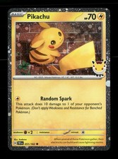 Pikachu (Pokemon Day 2026) 051/162 Cosmos Holo Pokemon NM picture