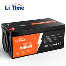 Litime 12V 300Ah LiFePO4 Lithium Battery 3840Wh For RV Marine Solar-refurbished picture
