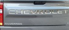 VINYL - Chrome Tailgate letters Chevrolet Silverado 2019-2025 Decals picture