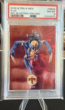 Fleer 2018 Fleer Ultra X-Men X-23 MB42 Metal Blasters PMG Red PSA 8 50/99 picture