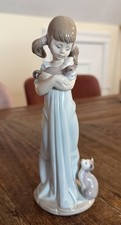 Lladró Porcelain “Don’t Forget About Me” Figurine Signed 7.75” 1987 picture