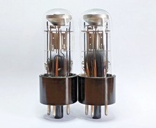 US Stock 2x 6E5S 6E5C Indicator tubes Magic Eye Same Date 1970s NEW picture
