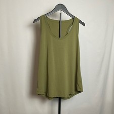 Lululemon Women Love Tank Top Olive Green Racerback Athletic Yoga Shirt Size 10 picture