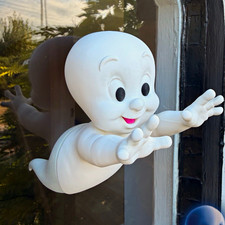 Casper the Friendly Ghost White Plastic Outdoor Window Porch Statue Decor picture