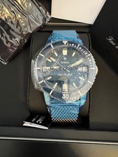 NEW ZODIAC SUPER SEA WOLF COMPRESSION DIVER - BLUE DIAL/ BEZEL -  WATCH - Z09320 picture