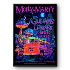 Molly x Marty Stuart Guitars On Fire The Cosmic Twang Tour Poster picture