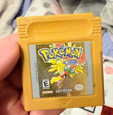 Pokemon Gold Nintendo Gameboy | AUTHENTIC | NEW BATTERY. Imperfections on Cart picture