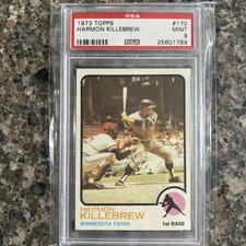 1973 Topps 170 Harmon Killebrew PSA 9 82227239 picture