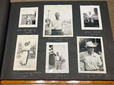 Rare 1947-52 Chicago Cubs Original Personal Photo Album Autographs 170+ Photos picture