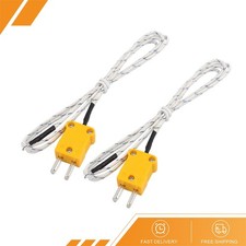 2 Pcs K Type 500C Wire Measuring Thermocouple Sensor 1M 3.3Ft picture