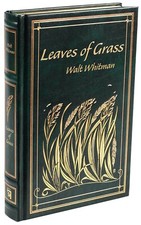 LEAVES OF GRASS Walt Whitman Leather Bound Hardcover Collectible Classics *NEW* picture