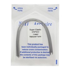 100PCS Orthodontic Arch Wire Niti Natural Form Braces Wire Round Rectangular picture