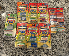 2001 Matchbox Across America 50th Birthday Lot Collector Board Cars Plates RARE picture