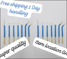 14-Piece RF Reusable Electrode Set – Fits Ellman Type Handpieces Brass Material picture