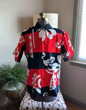 Vintage 1960s Trader Vic's Nassau Bahamas Hawaiian Aloha Shirt Mens M Tiki picture