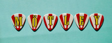 MEGA RARE: Motley Crue Nikki Sixx 2026 Bass Guitar Picks MÖTLEY Complete Set (6) picture
