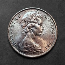 1983 🇦🇺 Australia 10 Cents UNC  picture