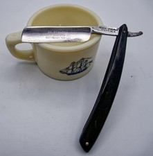 11/16 Antique James Dewsnap Sheffield Straight Razor Celebrated Hollow Ground picture