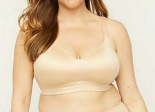 NWT Catherines Bra  Full Coverage smooth no wire BEIGE  lined 85358 54D picture