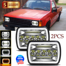 2PCS 7x6'' LED Headlights High-Low Beam DOT DRL For Mitsubishi Mighty Max Pickup picture