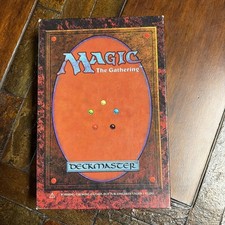 1995 Magic The Gathering Deckmaster Box - w/ Manual, Glass Beads & 100+ Cards picture