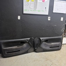 92-95 Civic Hatchback Coupe EX BLACK LH/RH Door Panels OEM SET AUTO picture