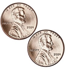 2024 P&D Lincoln Penny Cent Set **FREE SHIPPING** picture