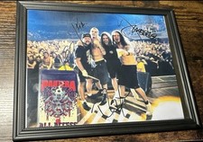 Pantera Signed Photo Reprint Framed w/ All Access Laminate picture