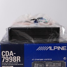 Alpine CDA-7998R Vintage High-End CD MP3 Receiver NOS Open Box Complete Rare picture