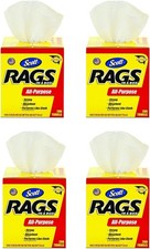 Kimberly-Clark Scott 75260 Rags in a mbJbY Box White 4 Boxes of 200 Towels ZcWwY picture