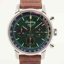 Breitling Top Time Ford Mustang Chronograph A25310 SS & Leather AT Green-Face picture