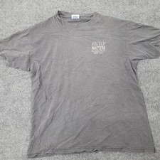 Fruit of the Loom T-Shirt Mens Large Gray KUHF 88.7 FM NPR News Vintage Graphic picture