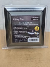 CLASSY CAPS Outdoor Black Cast Aluminum LED Solar Post Caps SL082B  Fits 3 Sizes picture