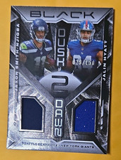 Panini 2023 Black Dusk 2 Dawn D2D-4 Smith-Njigba/Hyatt Dual Patch RC /150 picture
