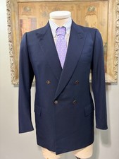 Brioni Roman Style Wool & Cashmere Blazer Jacket 40 42 R - Double Breasted picture