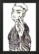 TARIO Framed Wall Art Poster Canvas Print Picture picture