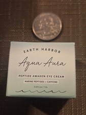 Earth Harbor Aqua Aura Peptide Awaken Eye Cream in a 0.24 fl oz size. picture