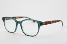 NEW KALA EYEWEAR MORGAN FREMONT AAR TEAL BROWN HORN AUTHENTIC EYEGLASSES 49-19 picture