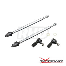 HARDRACE INNER & OUTER STEERING ARMS TRACK RODS 4PC FOR HONDA CIVIC EP3 TYPE R picture