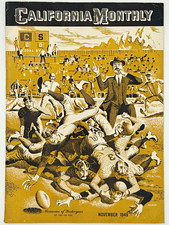 1949 California Monthly UC Berkeley Cal Bears Stanford Big Game Football picture