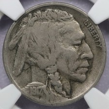 1917-D 5c Buffalo Nickel - NGC F 15 picture