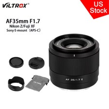 US Viltrox AF 35mm F1.7 Auto Focus APS-C Camera Lens for Sony E Nikon Z Fuji XF picture