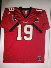VTG Keyshawn Johnson #19 Tampa Bay Buccaneers Reebok NFL Jersey 2XL picture