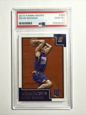 2015-16 NBA Hoops #268 DEVIN BOOKER Rookie (RC) PSA 10 - Gem Mint  picture