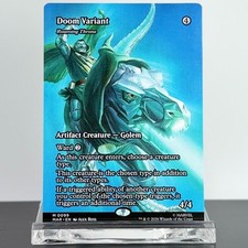 Doom Variant - Roaming Throne (Borderless) MAR 99 M Marvel Universe Eternal-NM picture