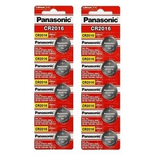 LOT 2-5-10NEW Panasonic 3V LITHIUM BATTERY CR2016 2016 BR2016 DL2016 Button Cell picture